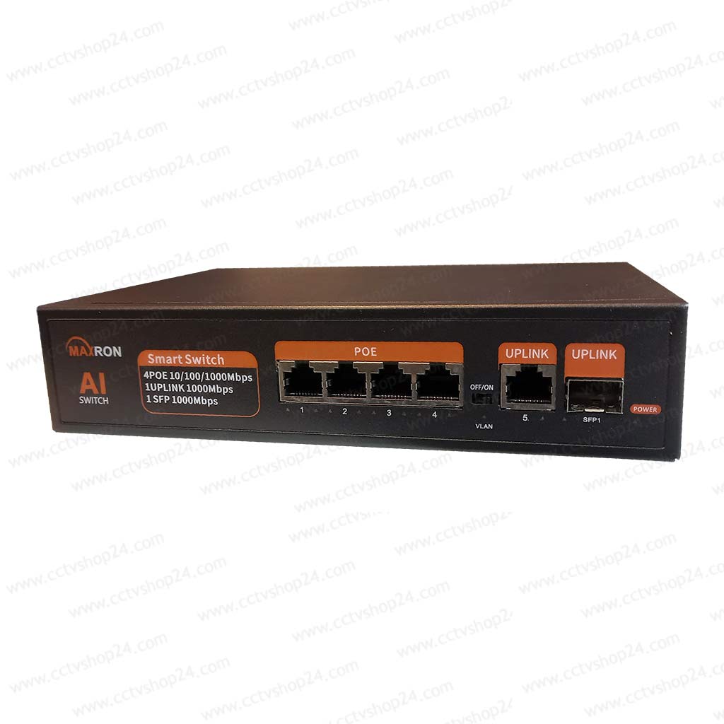 سوییچ شبکه مکسرون MSW-2104GP-1GL-60I