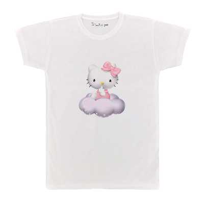 تی شرت بچگانه پرمانه طرح Kitty کد pmt.2398
