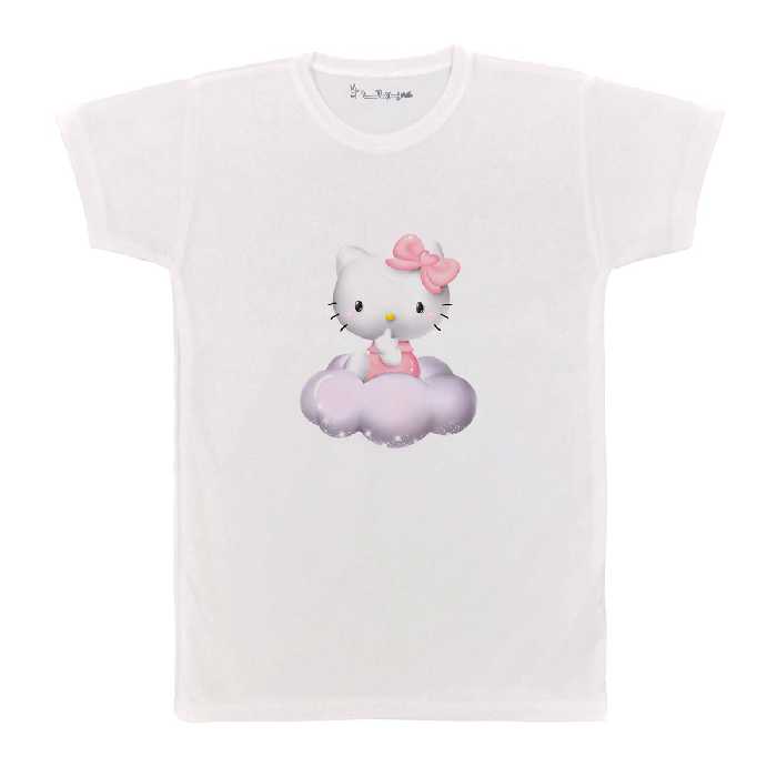 تی شرت بچگانه پرمانه طرح Kitty کد pmt.2398
