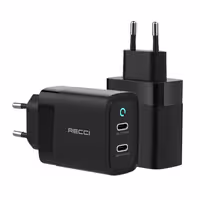 آداپتور 47 وات فست شارژ 3 پین مدل RECCI RC43