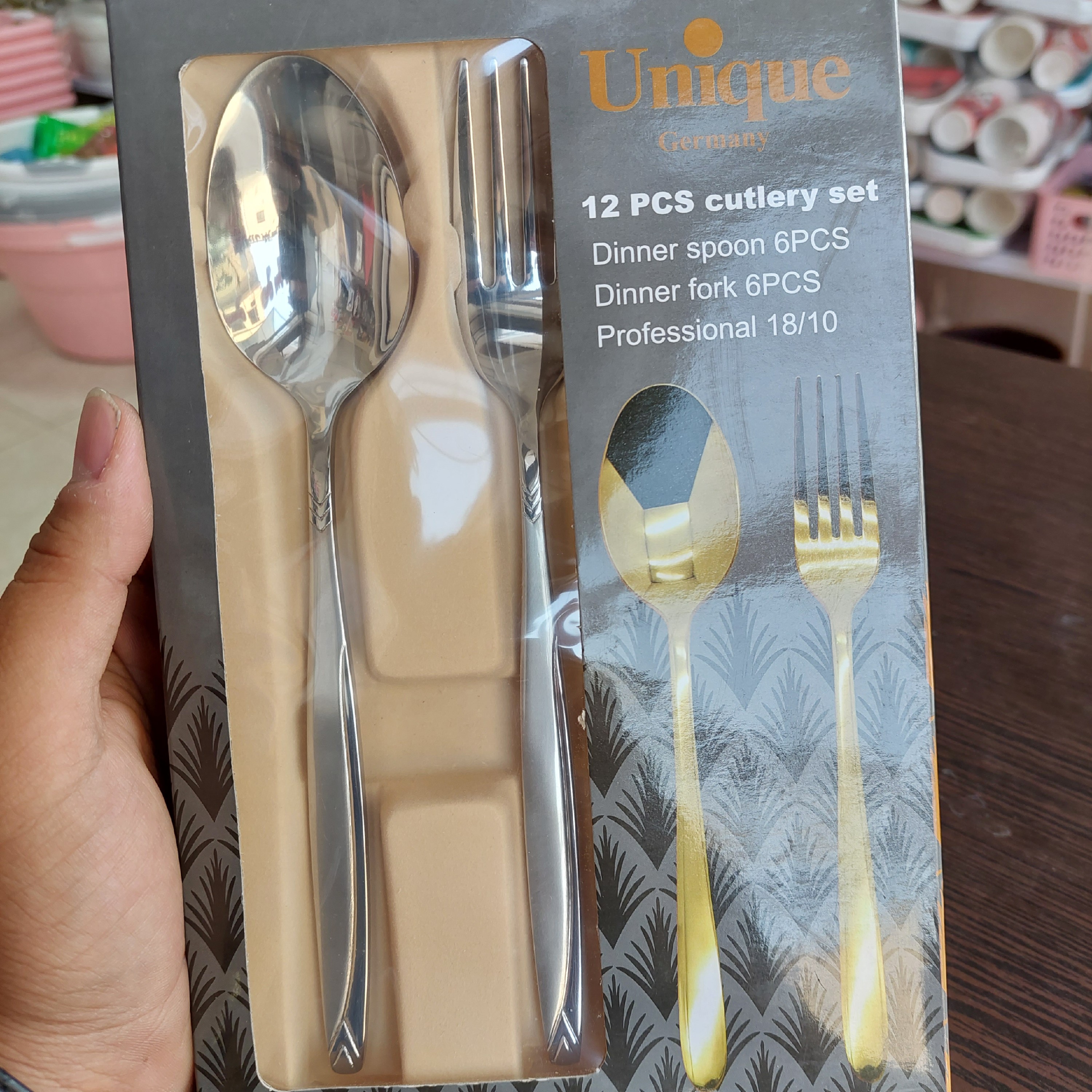 ست قاشق و چنگال 12 عددی یونیک اصل