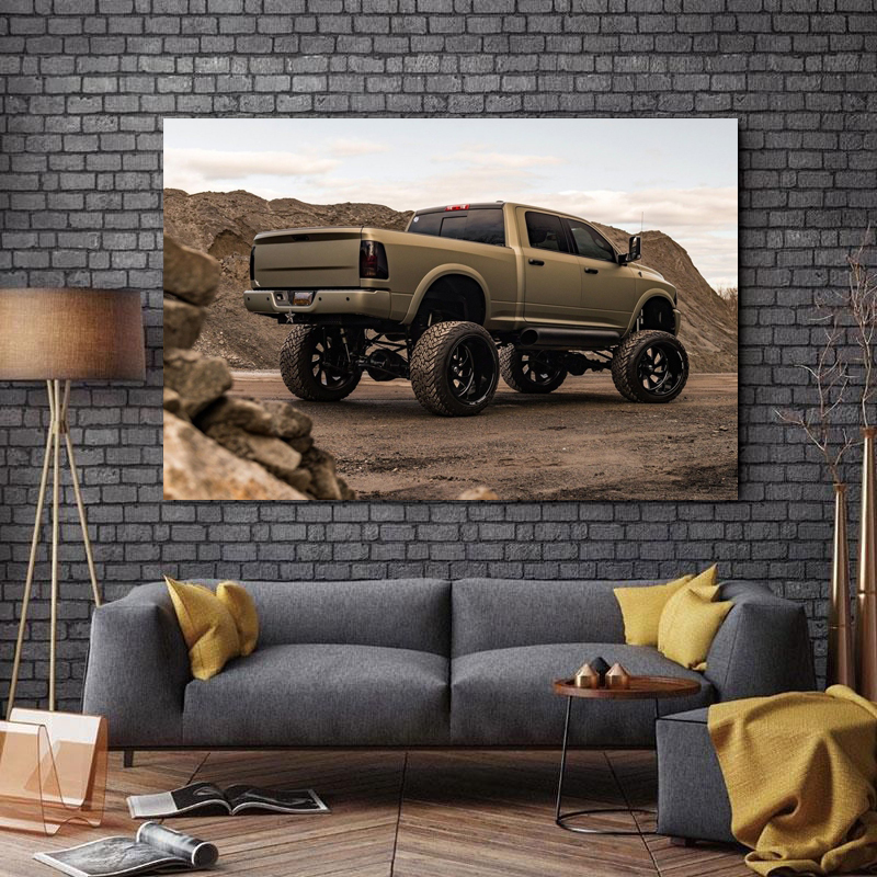 تابلو شاسی طرح ماشین مدل Dodge کد 612