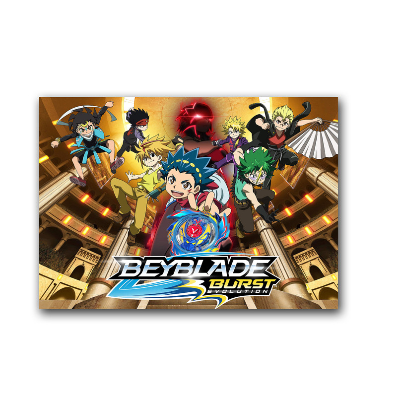 تابلو شاسی مدل انیمه فرفره های انفجاری کد 002 | دنیای قاب