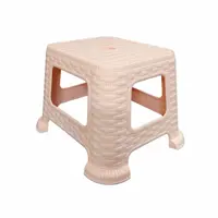 صندلی حمام ناصر پلاستیک مدل حصیری کد NP-865