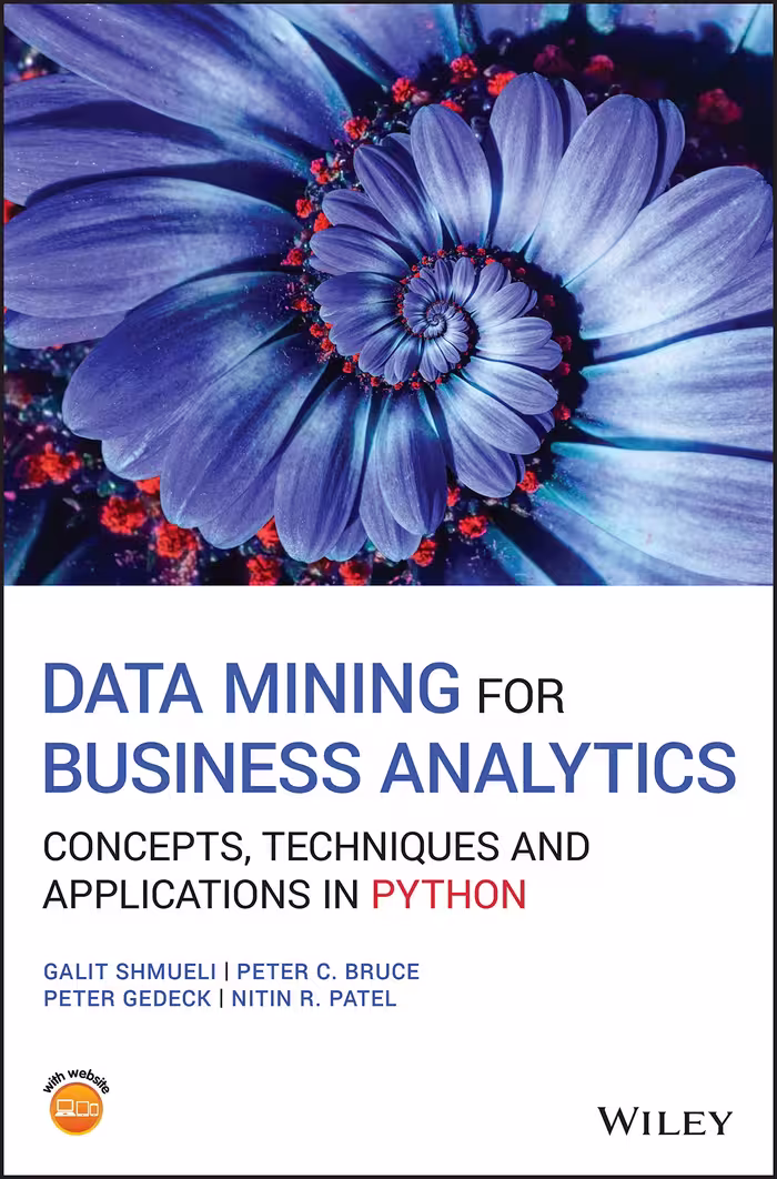 خرید و دانلود نسخه کامل کتاب Data Mining for Business Analytics: Concepts, Techniques and Applications in Python