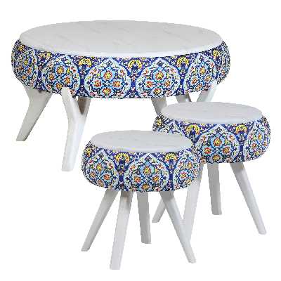 میز پذیرایی مدل AK-22 مجموعه 3 عددی