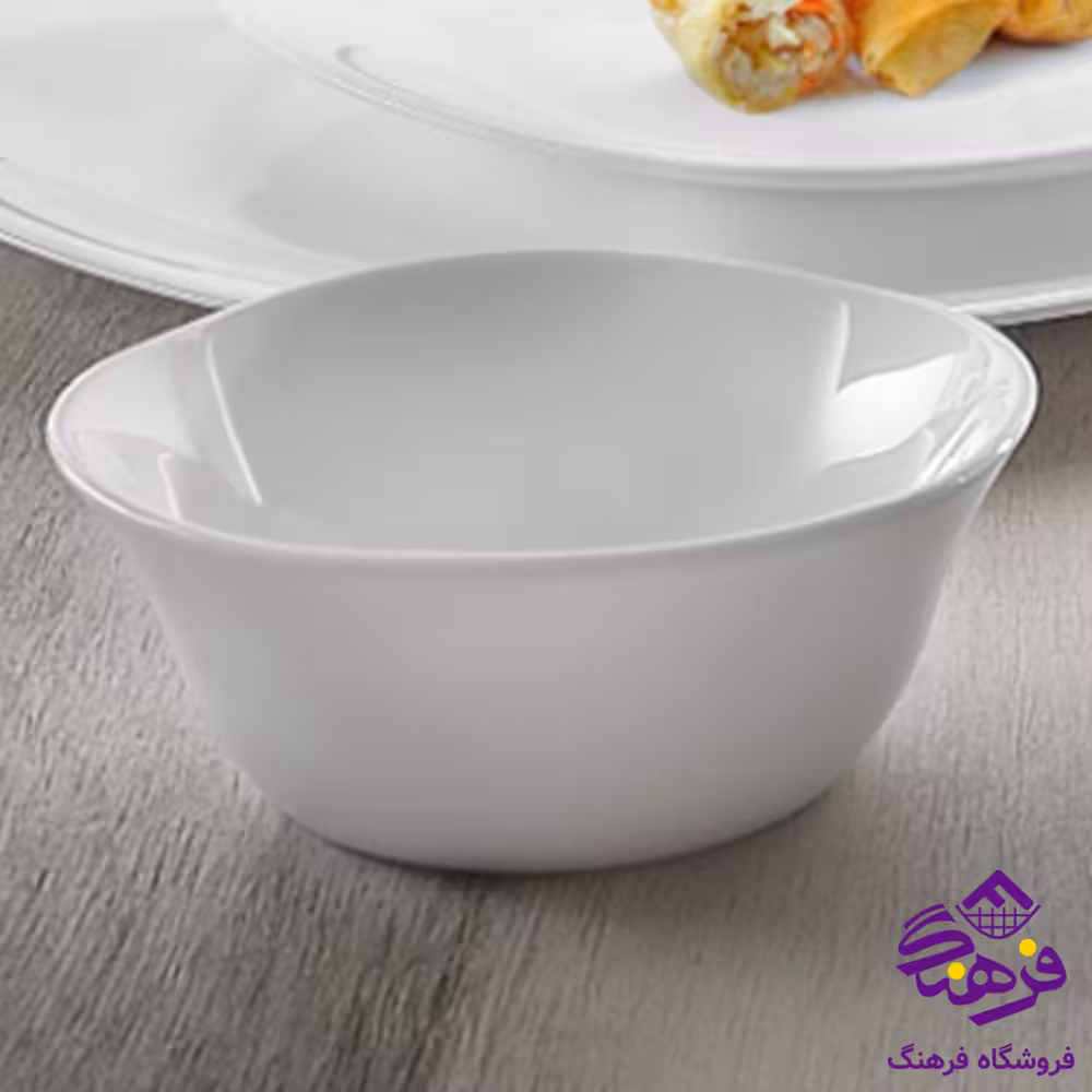 کاسه ابگوشت کارين سفيد گلدن اپال 6دک