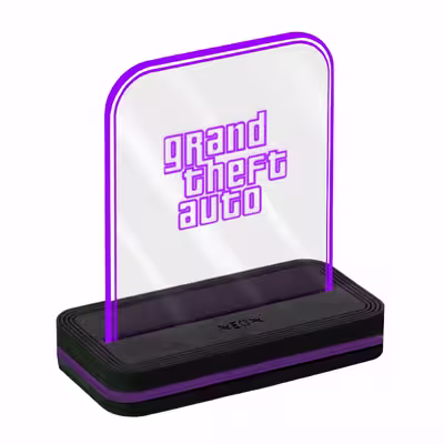 چراغ رومیزی نئون مدل GTA