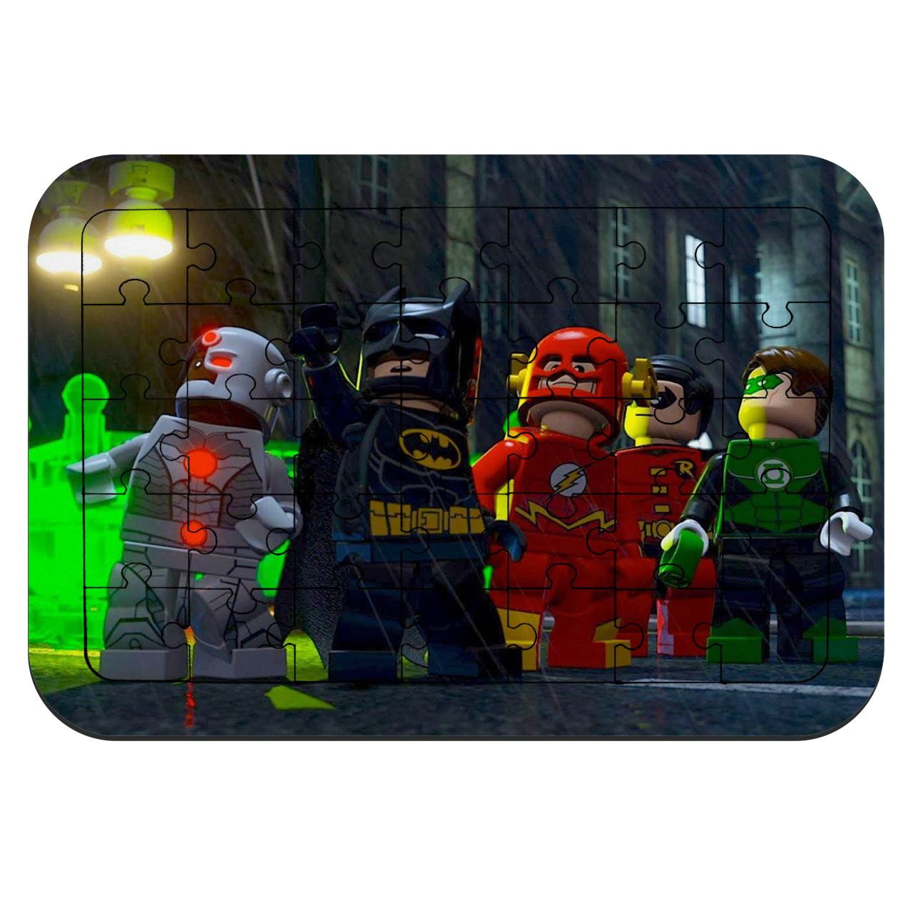 پازل 35 تکه طرح انیمیشن بتمن لگو مدل NI1932 