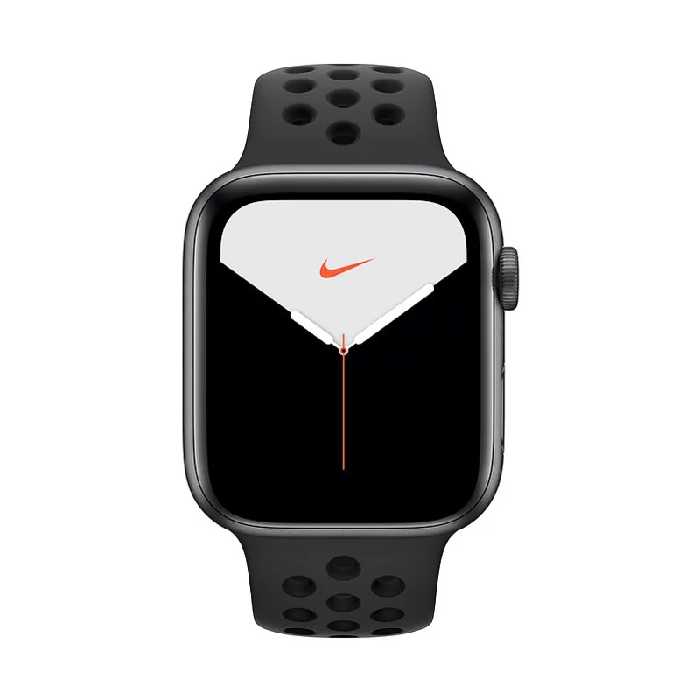 اپل واچ سری 5 مدل 40mm بدنه آلومینیوم به رنگ خاکستری با بند Nike Sport