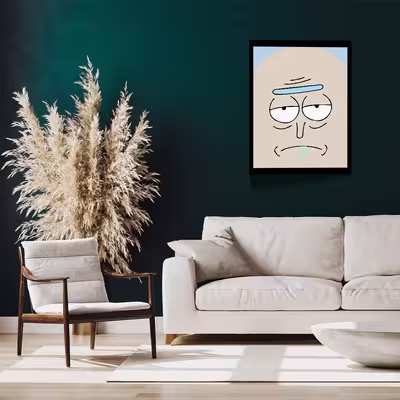 تابلو مدل Rick &amp; Morty کد F-1042