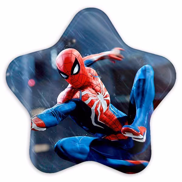 پیکسل خندالو طرح مرد عنکبوتی Spider Man مدل ستاره ای کد 13162