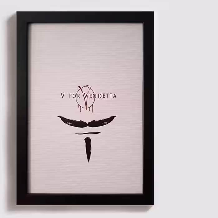 تابلو طرح فیلم V for Vendetta BL012