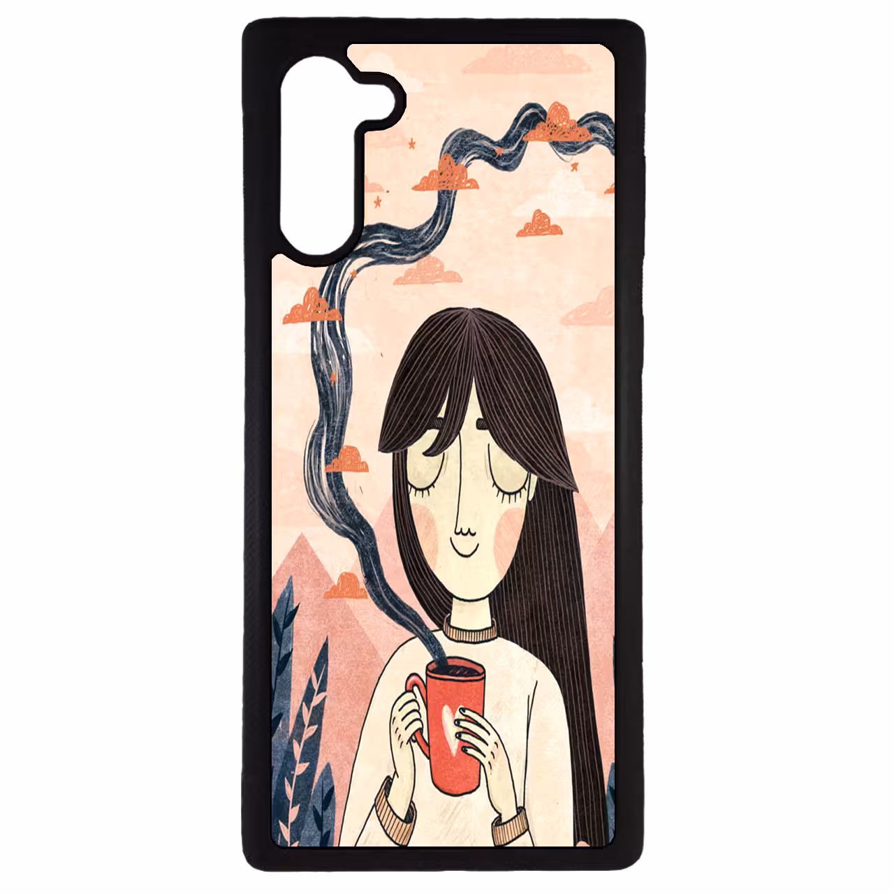 کاور طرح دختر کد 11050646 مناسب برای گوشی موبایل سامسونگ galaxy note 10