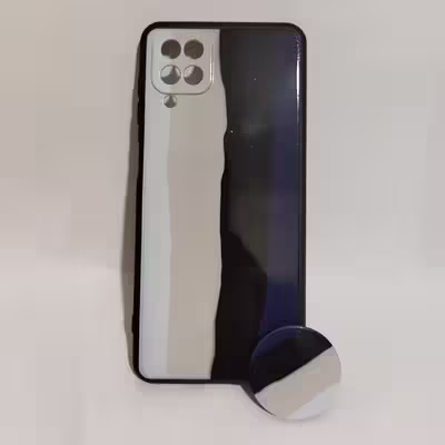کاور کد 1765 مناسب برای گوشی موبایل سامسونگ Galaxy A12 به همراه پایه نگهدارنده