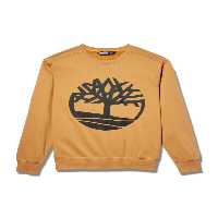 سویشرت مشکی مردانه YC CORE TREE LOGO خدمه NE Mustard 101096676 Timberland