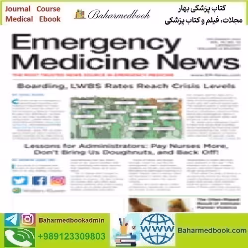 Emergency Medicine News Volume 44 1 to 12 2022 TRUE PDF p