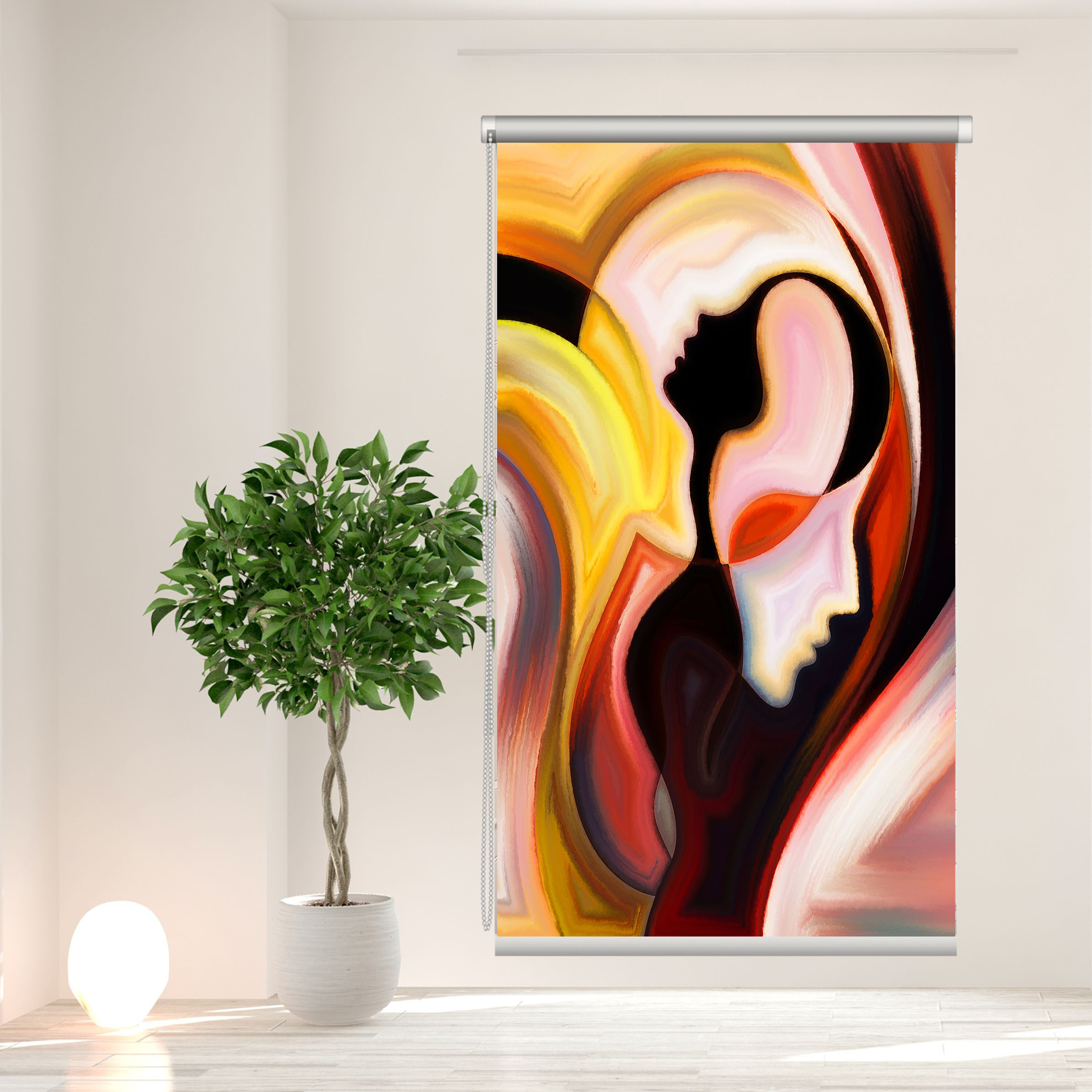 پرده شید مدل Pa.044 سایز 120x180 سانتیمتر 