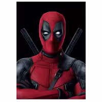 تخته شاسی / تابلو چوبی ددپول Deadpool