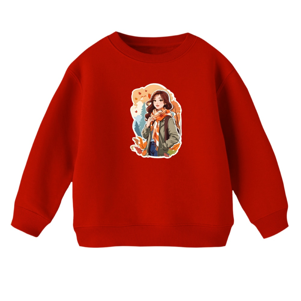 سویشرت بچگانه مدل دوچرخه کد 3 رنگ قرمز