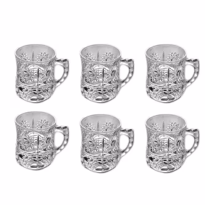 استکان ساکورا سری می جی کد 740203W مجموعه 6 عددی
