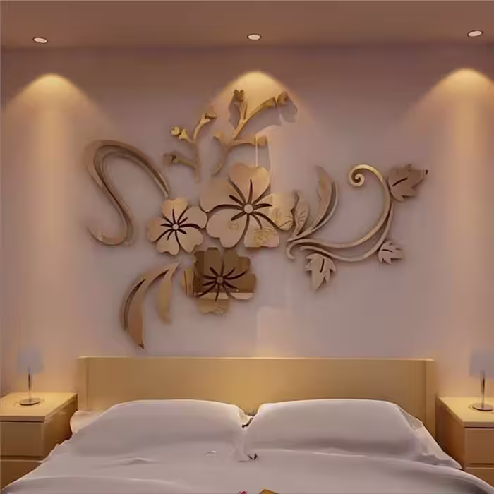 آینه آتریکس مدل گل برگ MD04