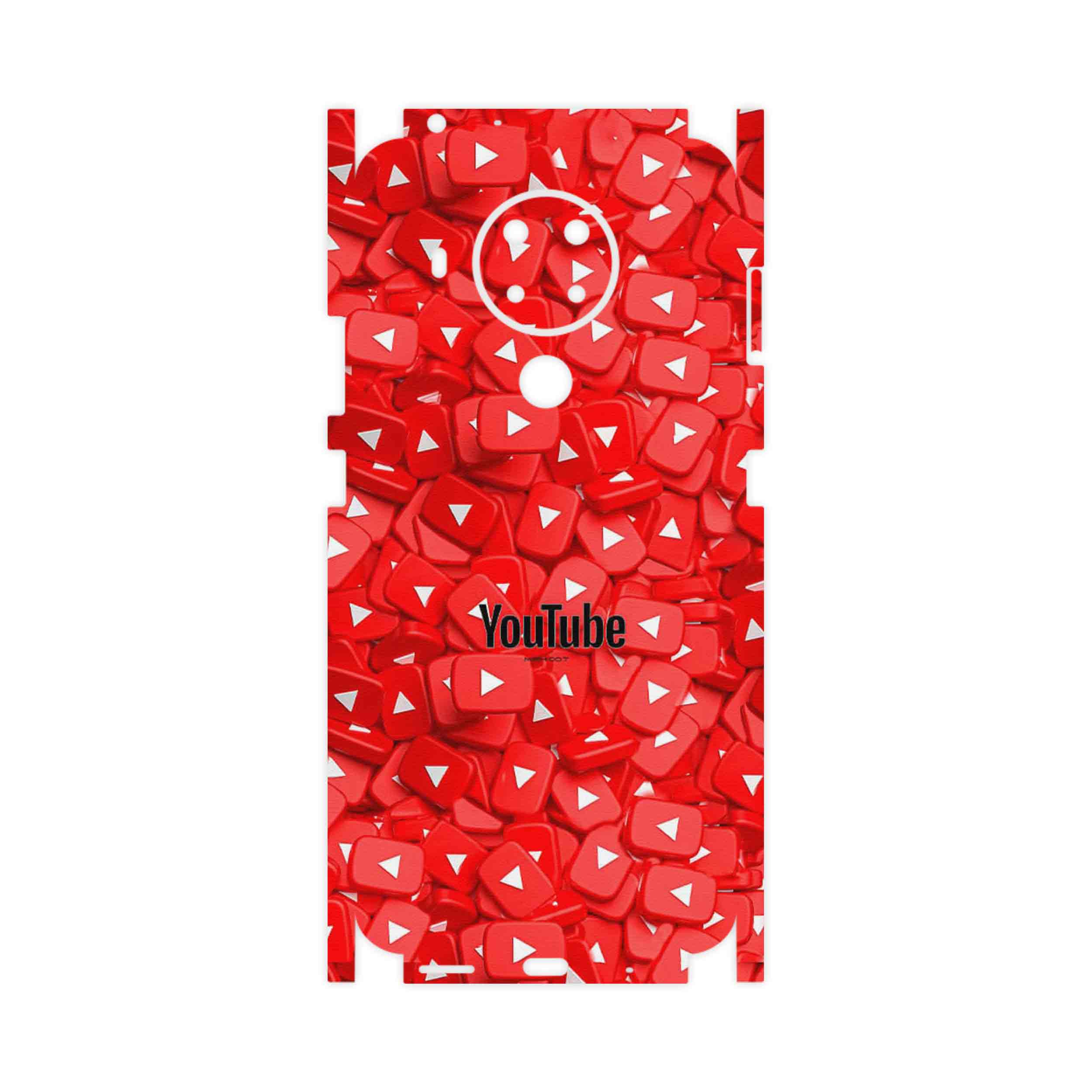 برچسب پوششی ماهوت مدل Youtube-FullSkin مناسب برای گوشی موبایل نوکیا 5.4