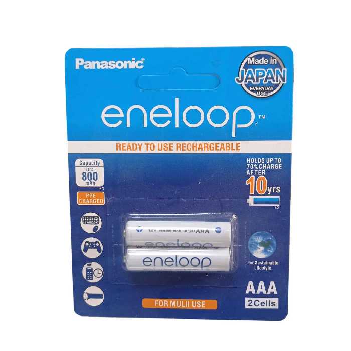 باطری نیم قلم شارژی 800 PANASONIC ENELOOP - یاسین کامپیوتر