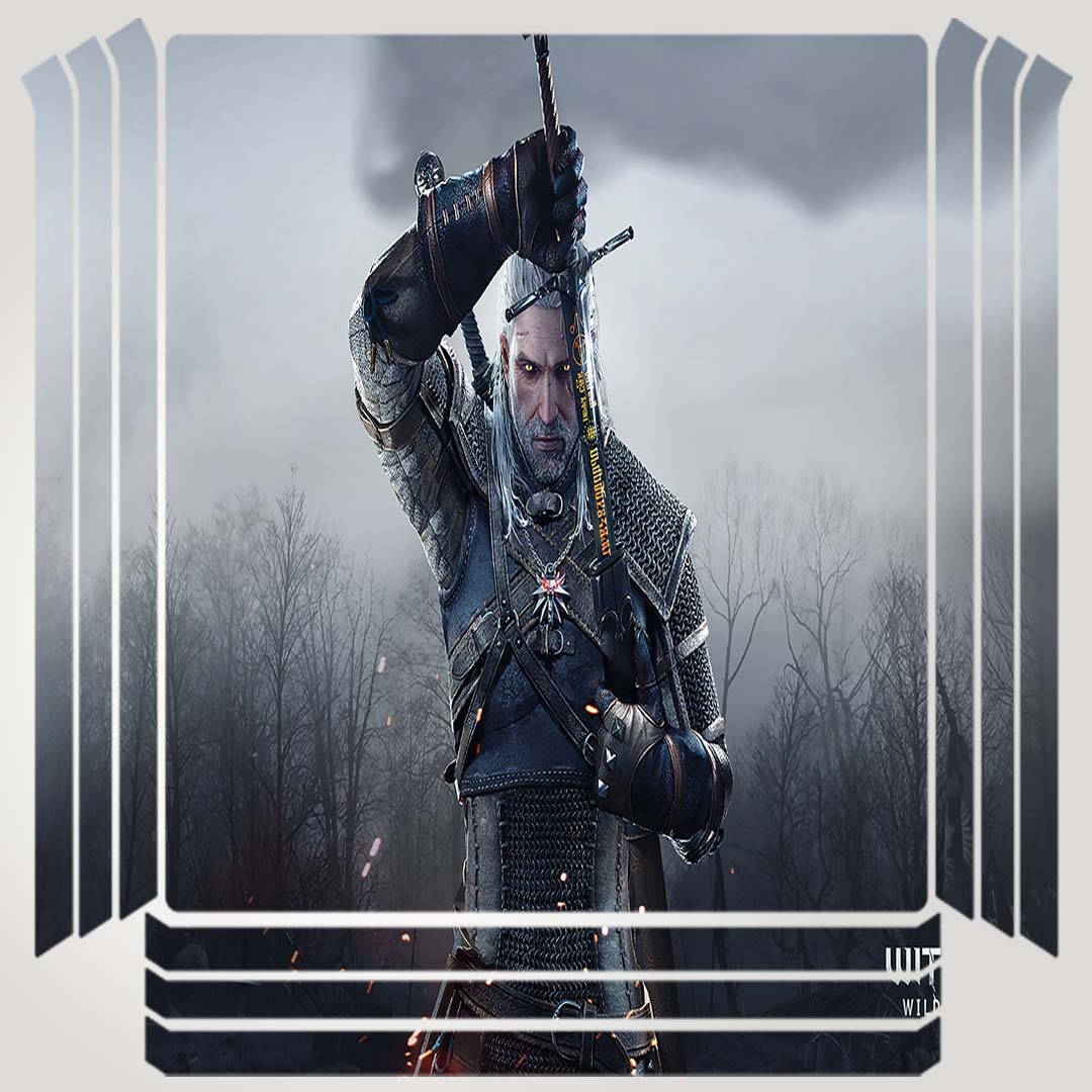 برچسب پلی استیشن ۴ مدل witcher کد PSP-347