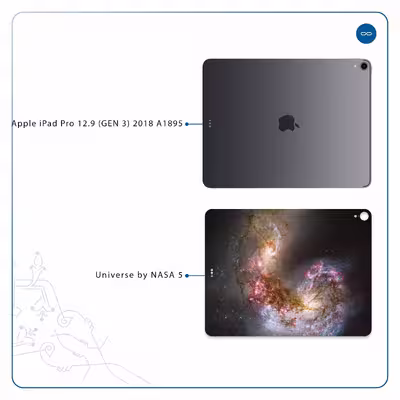 برچسب پوششی ماهوت مدل Universe-by-NASA-5 مناسب برای تبلت اپل iPad Pro 12.9 (GEN 3) 2018 A1895