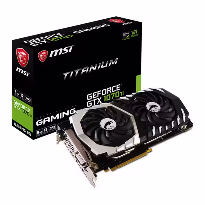 کارت گرافیک ام اس آی GTX 1070 Ti Titanium 8GB