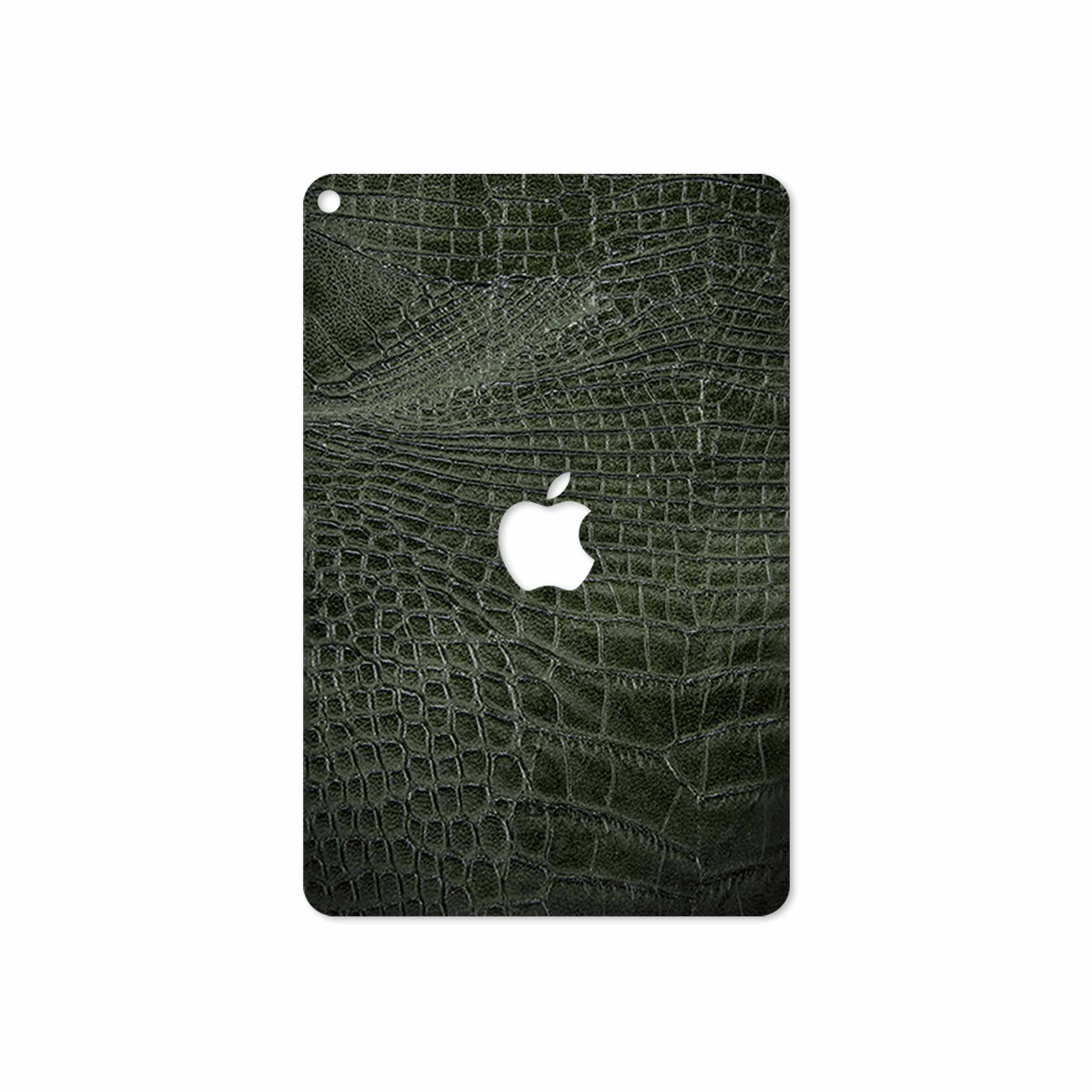 برچسب پوششی ماهوت مدل Green-Crocodile-Leather مناسب برای تبلت اپل iPad mini (GEN 5) 2019 A2133