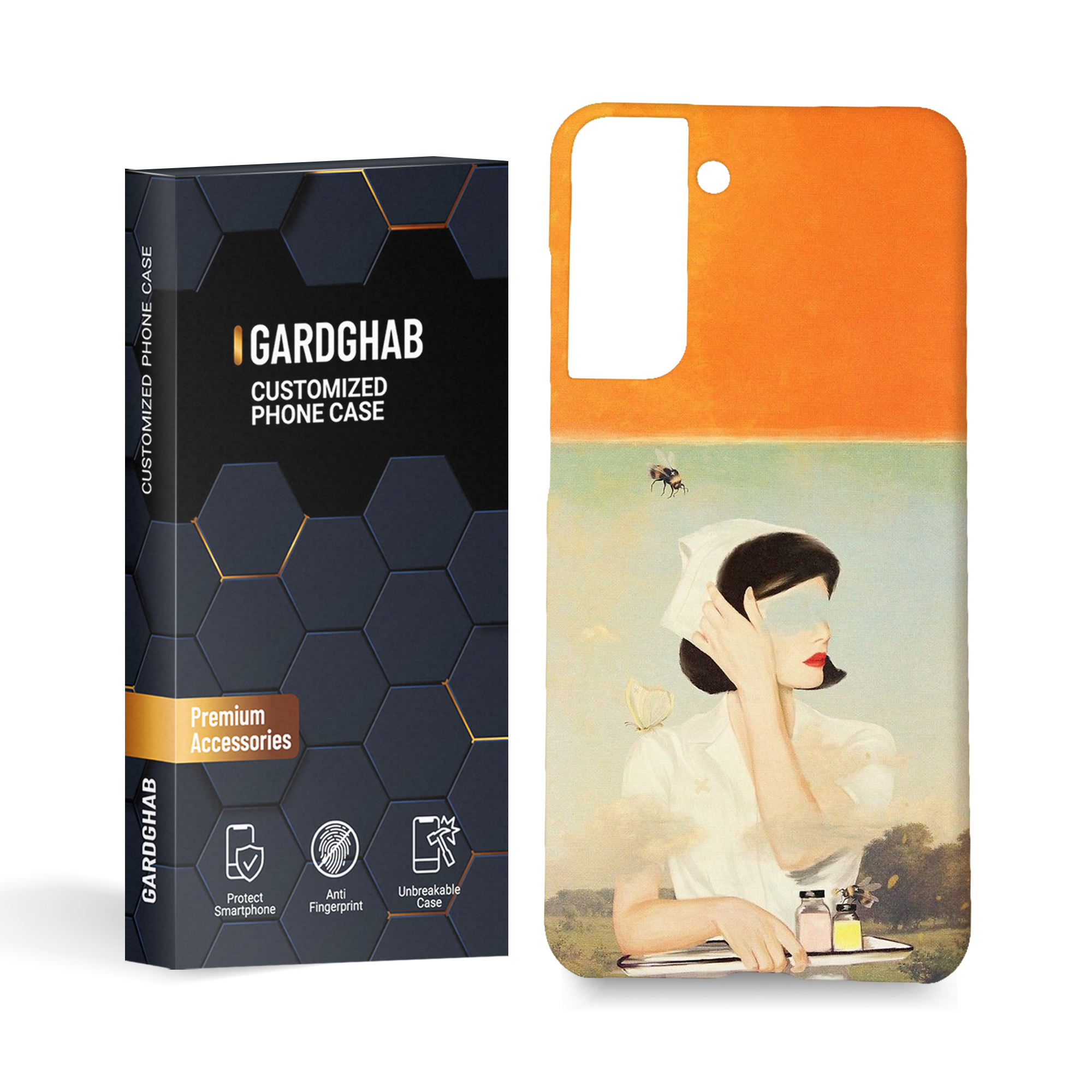     کاور گارد قاب مدل دخترانه مناسب برای گوشی موبایل سامسونگ galaxy s21 fe