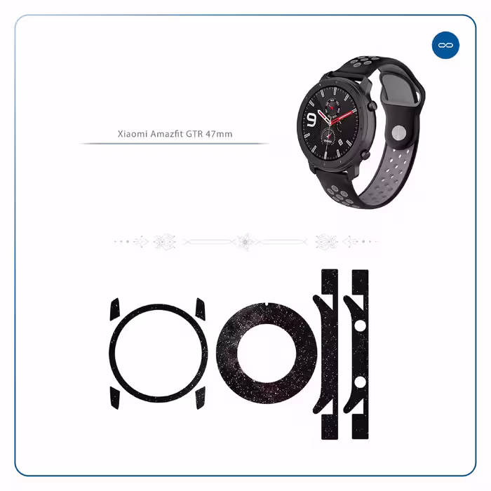 برچسب ماهوت طرح Universe by NASA 2 مناسب برای ساعت هوشمند شیایومی Amazfit GTR 47mm