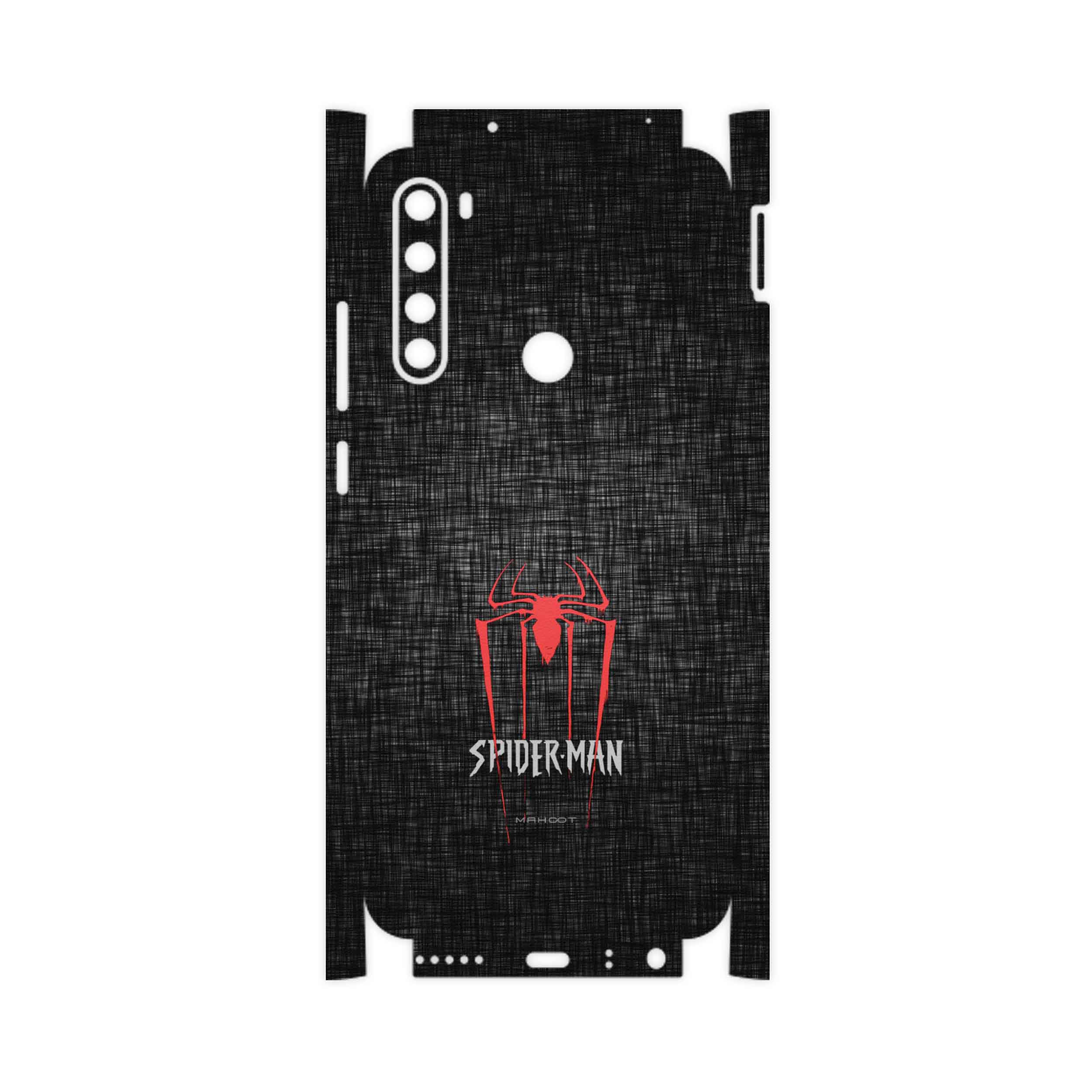برچسب پوششی ماهوت مدل Spider-Man-FullSkin مناسب برای گوشی موبایل شیائومی Redmi Note 8 2021