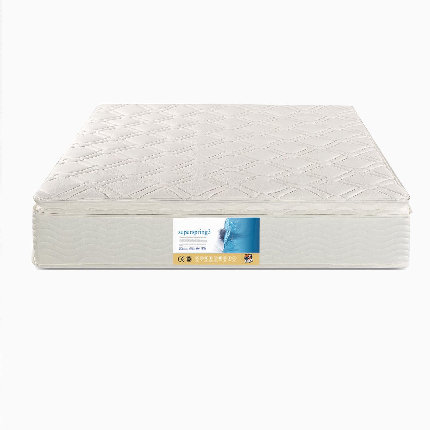 تشک تایگر مدل سوپراسپرینگ 3 دو نفره سایز 200×200 سانتی متر