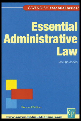خرید و دانلود نسخه کامل کتاب Essential Administrative Law