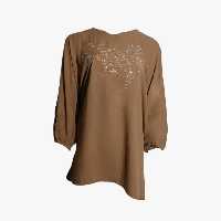 قیمت و خرید شومیز جلو بسته brown کد 3842 - ریوروبه