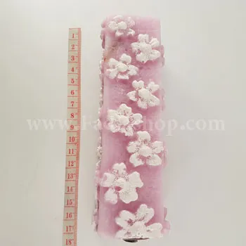 شمع مکعب گل بهاری رنگی