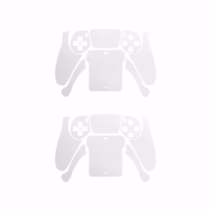 برچسب دسته بازی PS5 ماهوت مدل Metallic-White بسته دو عددی