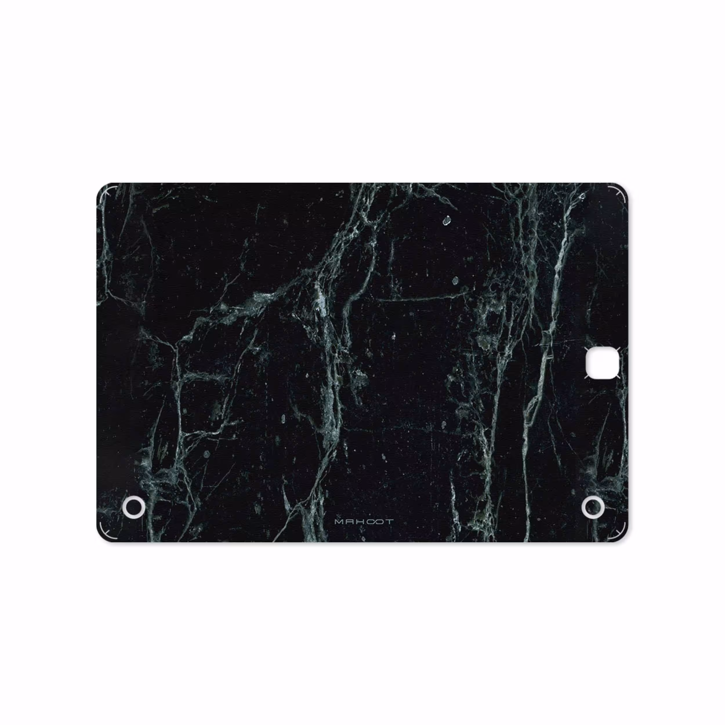 برچسب پوششی ماهوت مدل Graphite-Green-Marble مناسب برای تبلت سامسونگ Galaxy Tab A 9.7 2015 T555