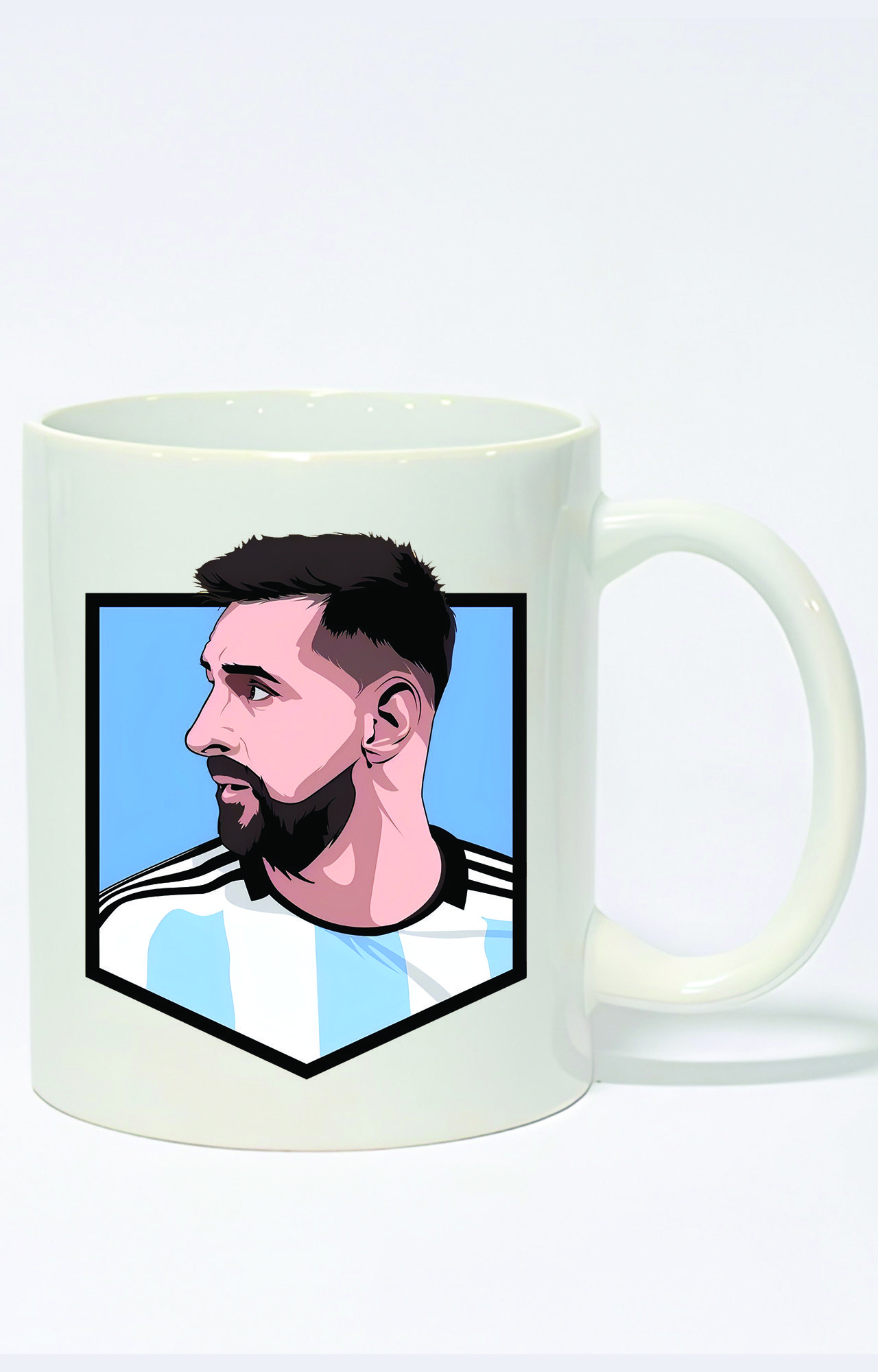 ماگ ساده طرح لیونل مسی کد 3499