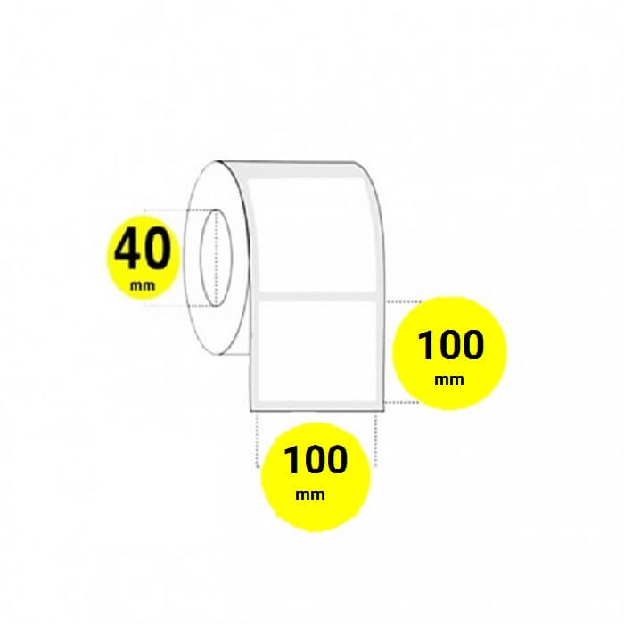 لیبل برچسب کاغذی 100×100