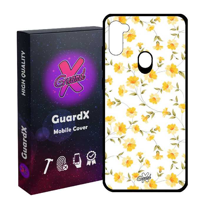 کاور گارد ایکس طرح گل مدل Glass10415 مناسب برای گوشی موبایل سامسونگ Galaxy A11