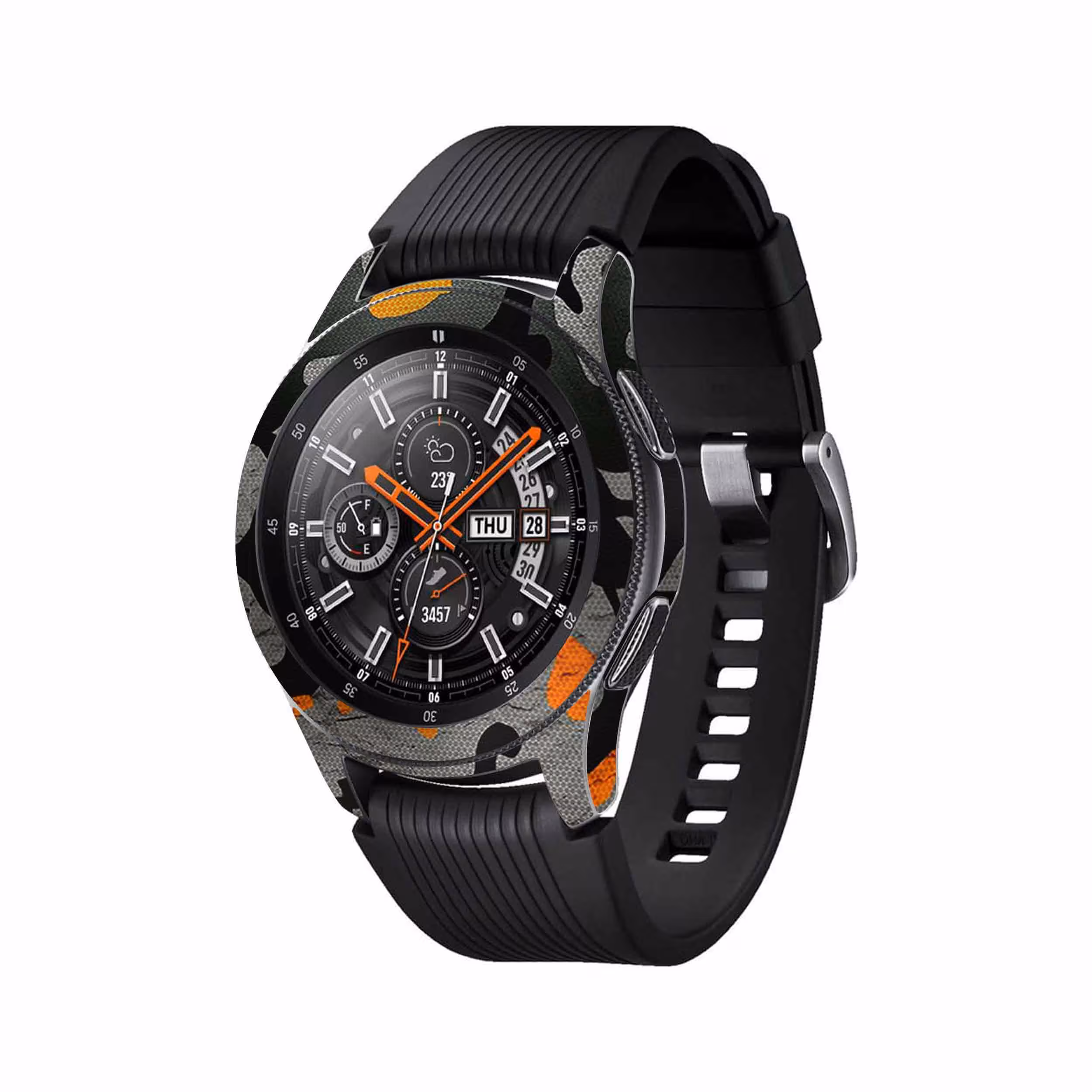 برچسب ماهوت طرح Autumn-Army مناسب برای ساعت هوشمند سامسونگ Galaxy Watch 46mm