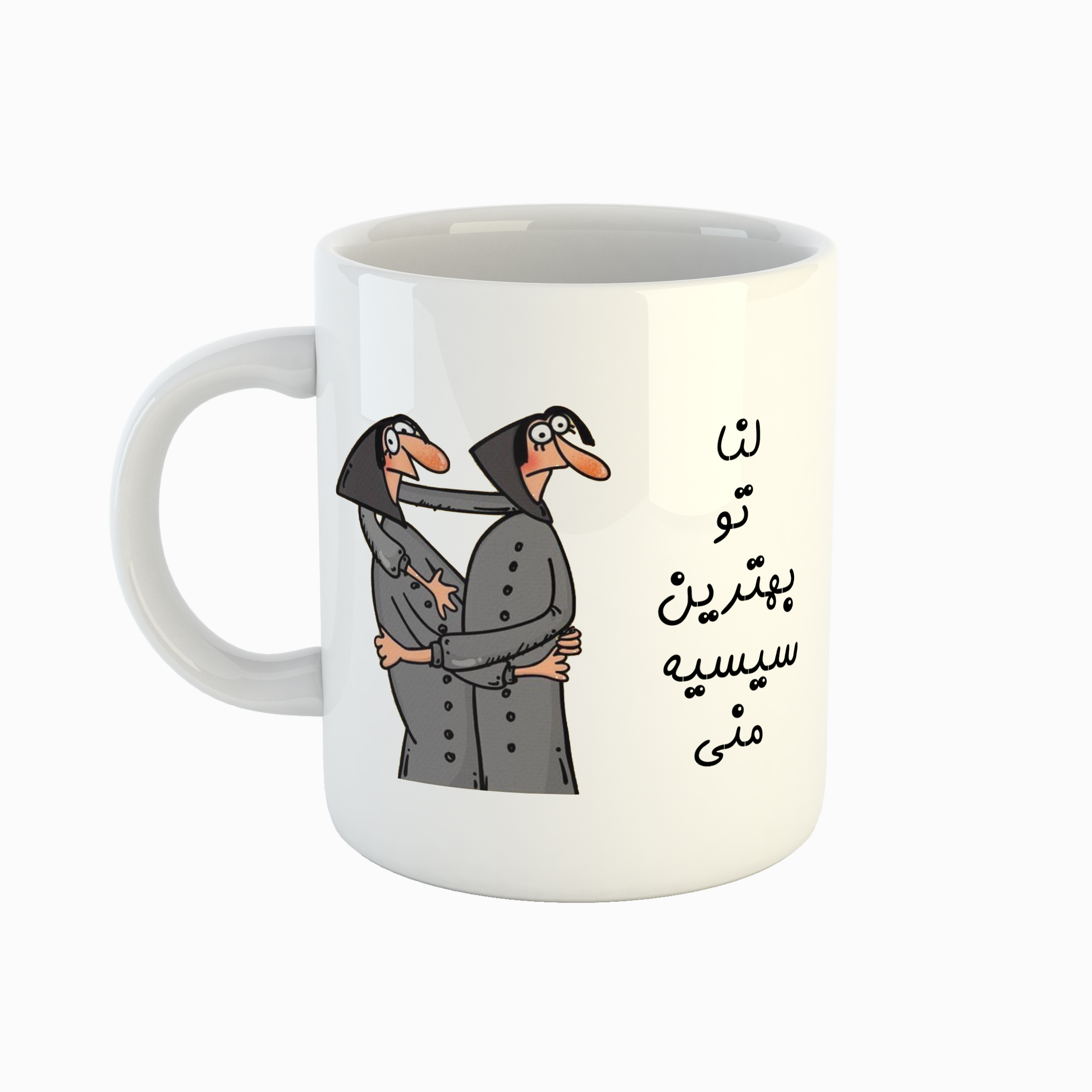 ماگ طرح اسم لنا مدل بهترین خواهر