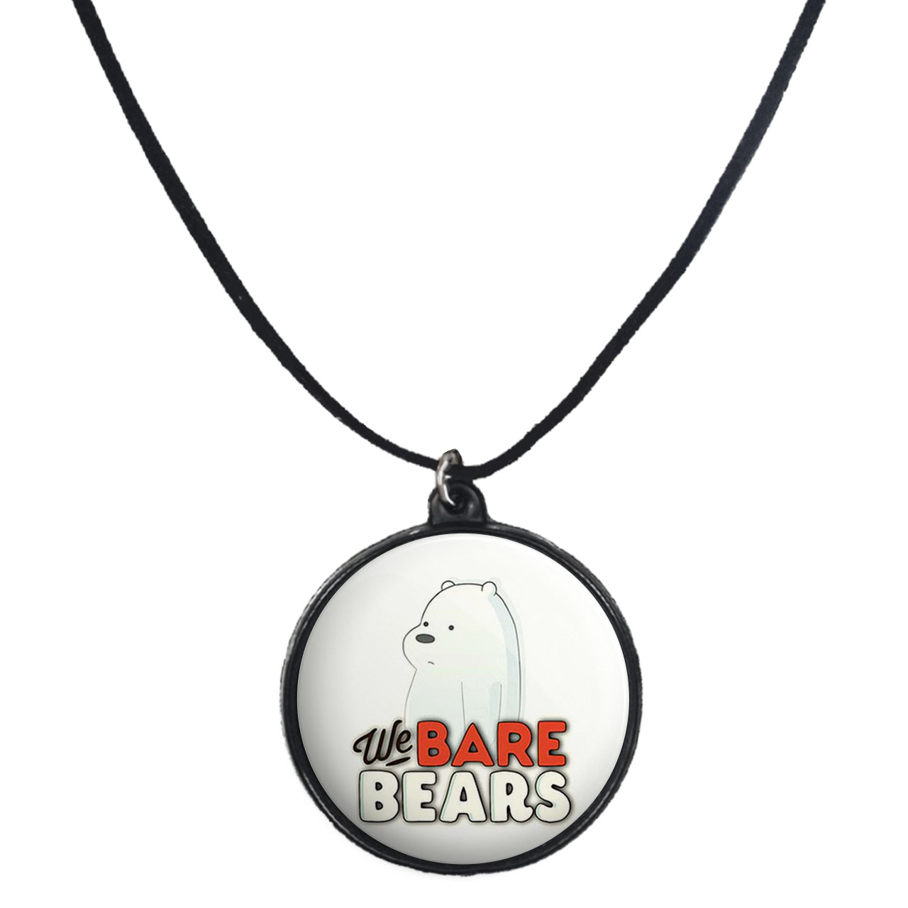 گردنبند پرمانه طرح خرس‌های کله‌فندقی کد pmb.10242 مدل دو طرفه