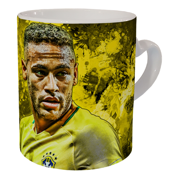 ماگ مدل دسته قلبی طرح نیمار کد 61