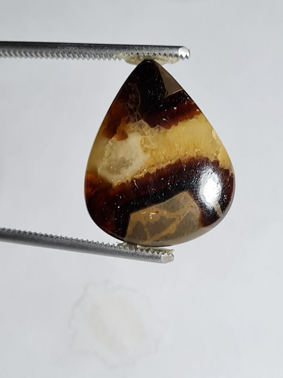 نگین سپتارین زرد اشکی طبیعی شناسه 4142