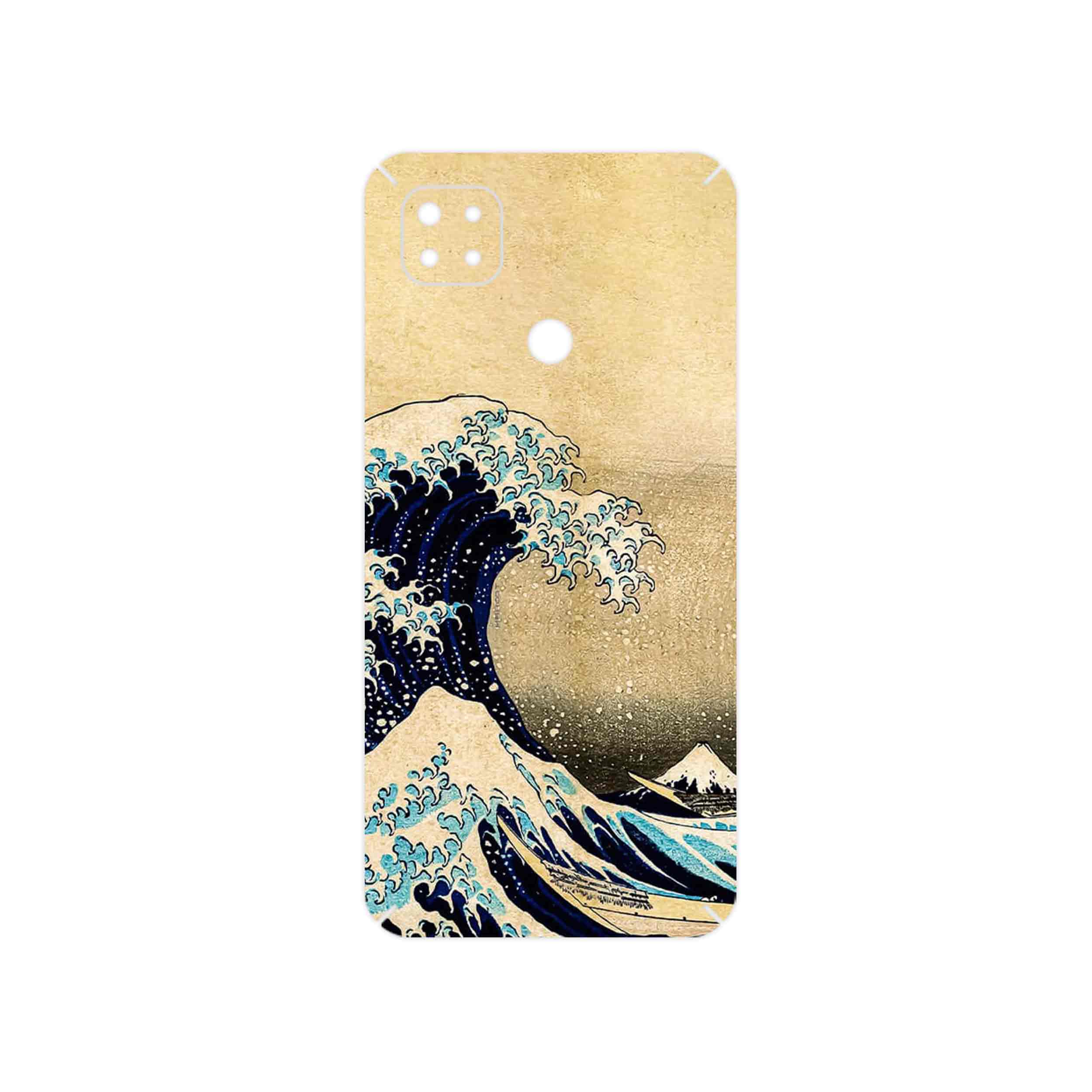 برچسب پوششی ماهوت مدل The Great Wave off Kanagawa of Hokusai مناسب برای گوشی موبایل شیائومی Redmi 9 Activ